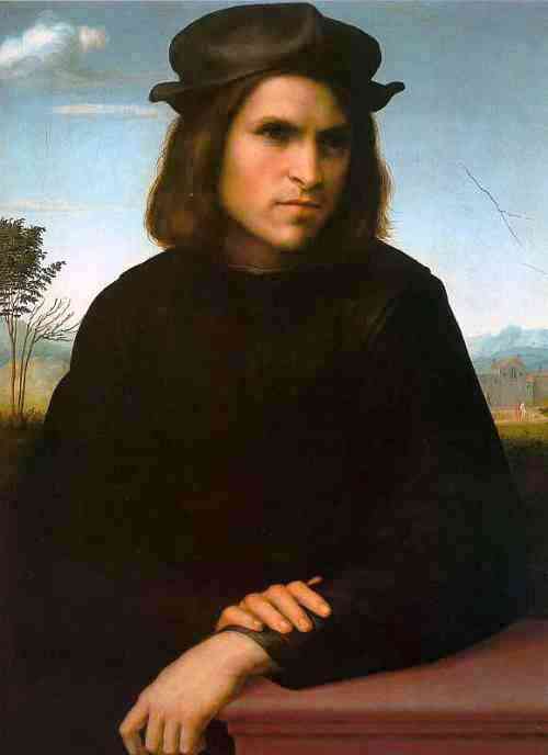 Франческо ди Кристофано Биджи(1484 — 1525) Портрет мужчины Portrait of a Young Man Louvre, Paris